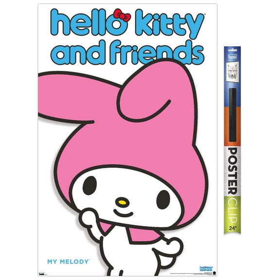 Hello Kitty and Friends: Hello - My Melody Feature Series Wall Poster, 22.375" x 34"