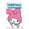 thumbnail image 1 of Hello Kitty and Friends: Hello - My Melody Feature Series Wall Poster with Magnetic Frame, 22.375" x 34", 1 of 5