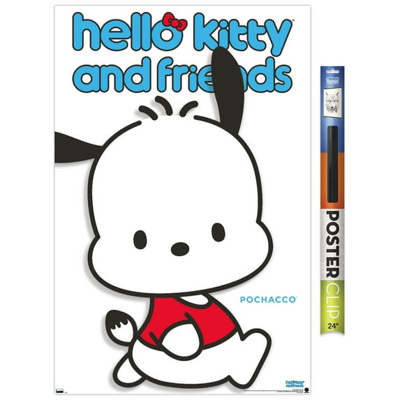 Hello Kitty and Friends: Hello - Pochacco Feature Series Wall Poster, 22.375" x 34"