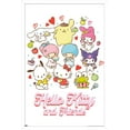 thumbnail image 1 of Hello Kitty and Friends - Kawaii Favorite Flavors Wall Poster, 14.725" x 22.375" Framed, 1 of 6