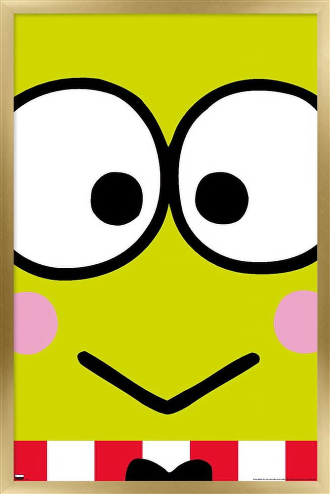 Hello Kitty and Friends - Keroppi Close-Up Wall Poster with Push