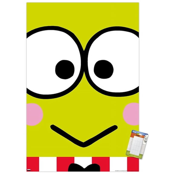 Hello Kitty and Friends - Keroppi Close-Up Wall Poster, 22.375" x 34"