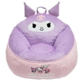 thumbnail image 1 of Hello Kitty Friends Kuromi Kids Compressed Foam Bean Bag Chair, 1 of 7