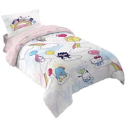 Hello Kitty and Friends Kids Reversible Comforter, Bed in a Bag, Full