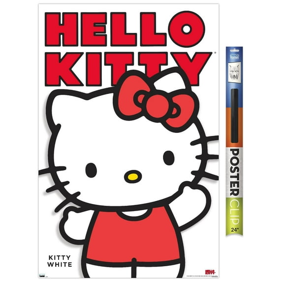 Hello Kitty and Friends- Kitty White Feature Series Wall Poster, 22.375" x 34"