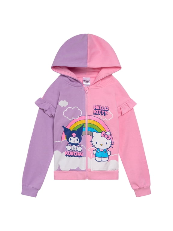 and Friends Kuromi Fleece Hoodie Toddler to Big Kid