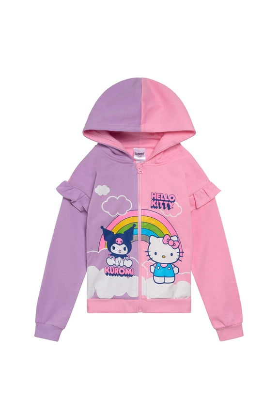and Friends Kuromi Fleece Hoodie Toddler to Big Kid