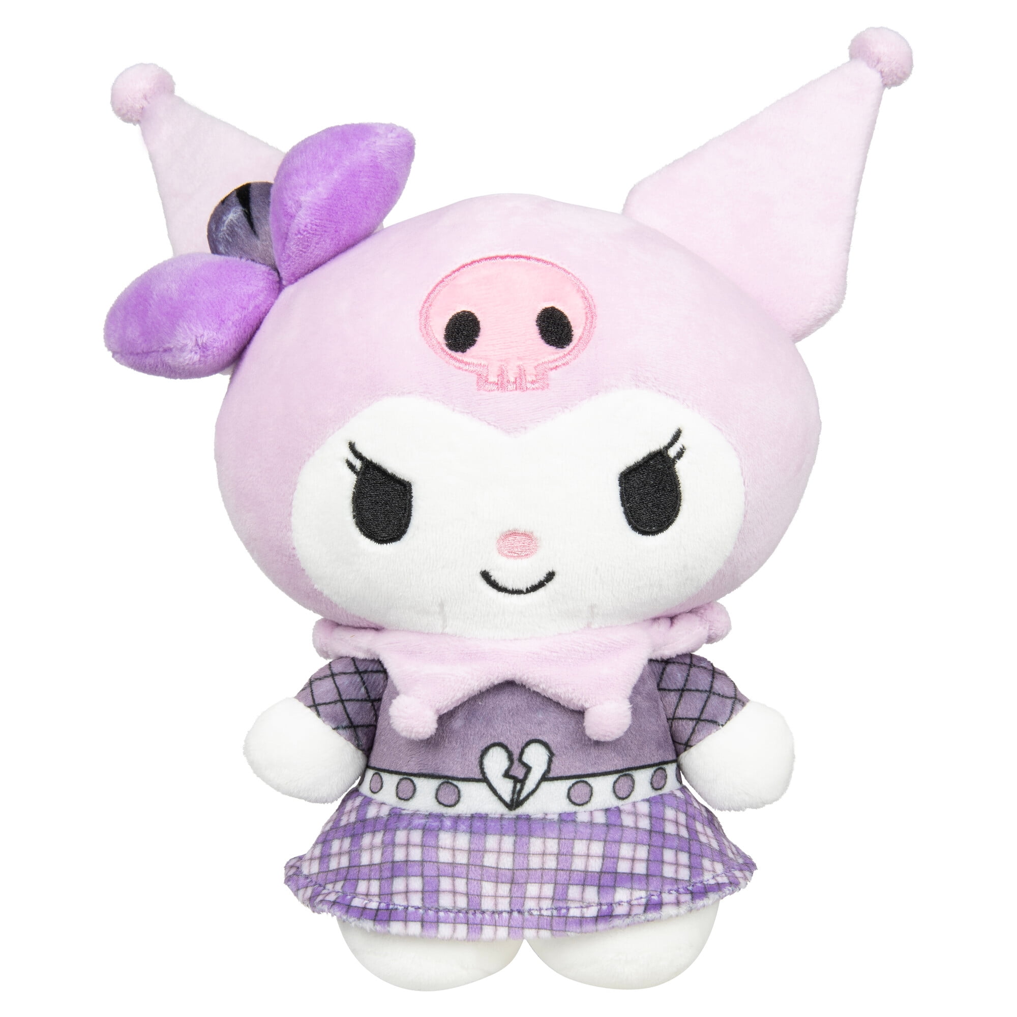 Hello Kitty and Friends Kuromi Punks 8 inch Plush - Officially Licensed Sanrio Product from Jazwares
