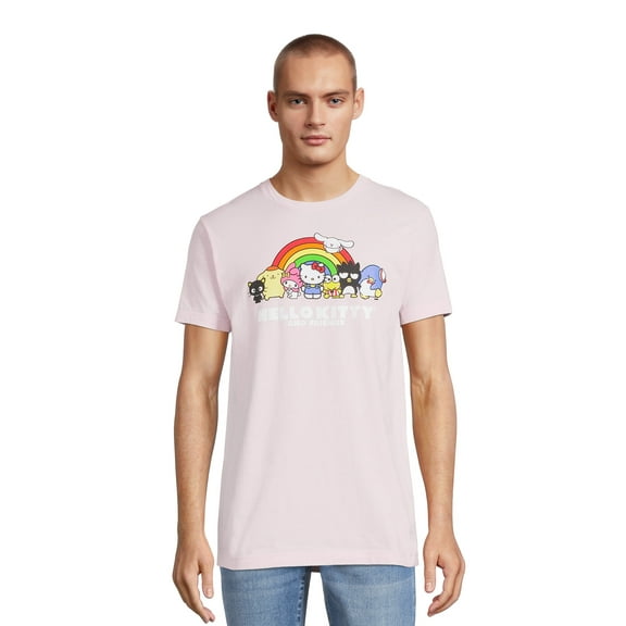 Hello Kitty and Friends Men's & Big Men's Graphic Tee Shirt, Sizes S-3XL