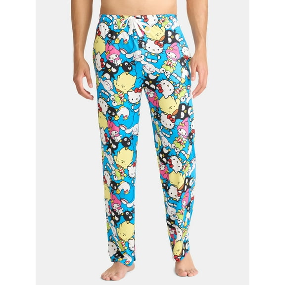Hello Kitty and Friends Men's Pajama Pants, Sizes S-2XL