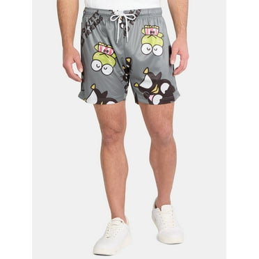 Hello Kitty and Friends Men's and Big Men's Graphic Print Mesh Shorts, Sizes S-3XL