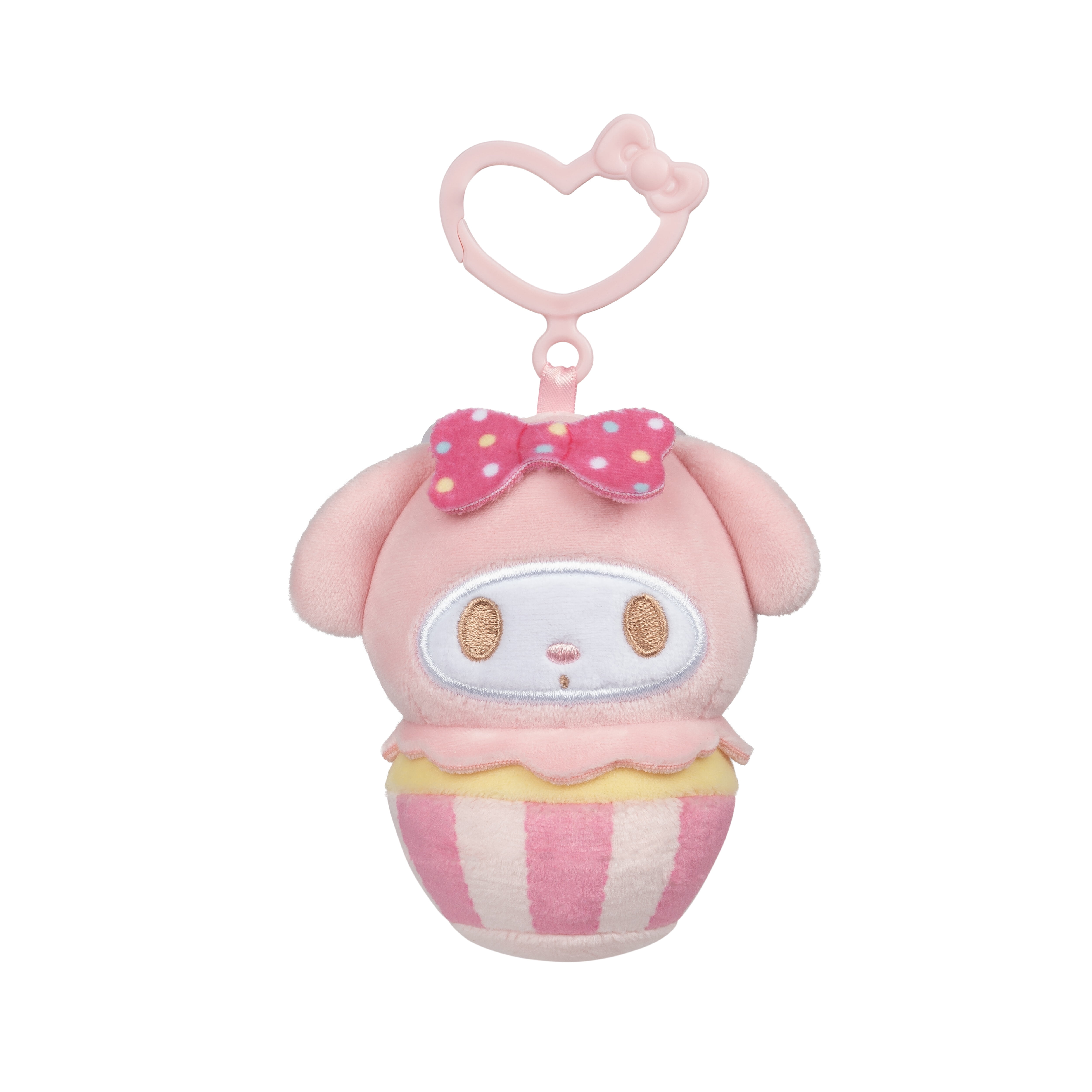 Hello Kitty and Friends, My Melody 4 inch Clip-On - Cupcake Themed Child's Plush