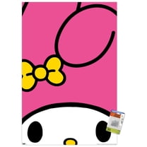 Hello Kitty and Friends - My Melody Close-Up Wall Poster with Pushpins, 22.375" x 34"