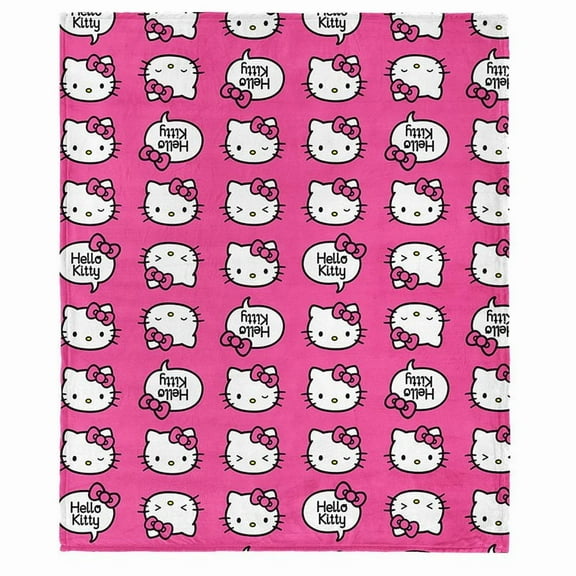 Hello Kitty and Friends "Pink Pride" Silk Touch Throw Blanket