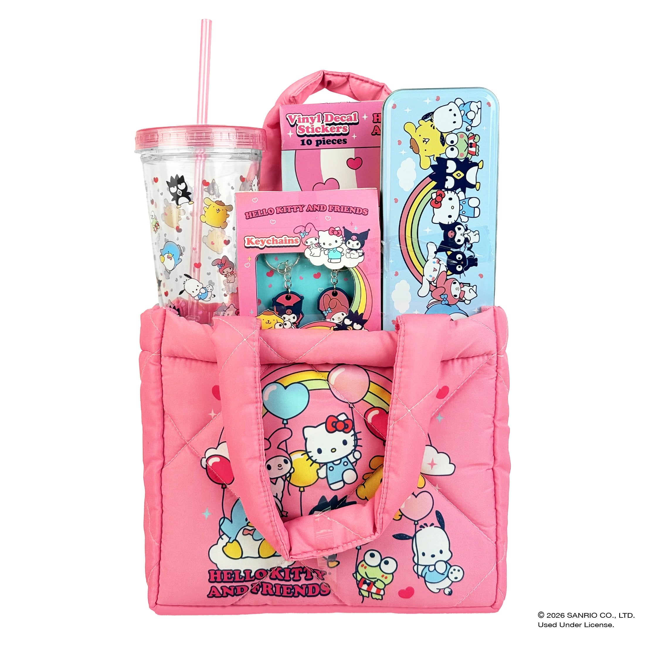 Hello Kitty and Friends Puffy Bag Valentines Gift Set - Walmart.com