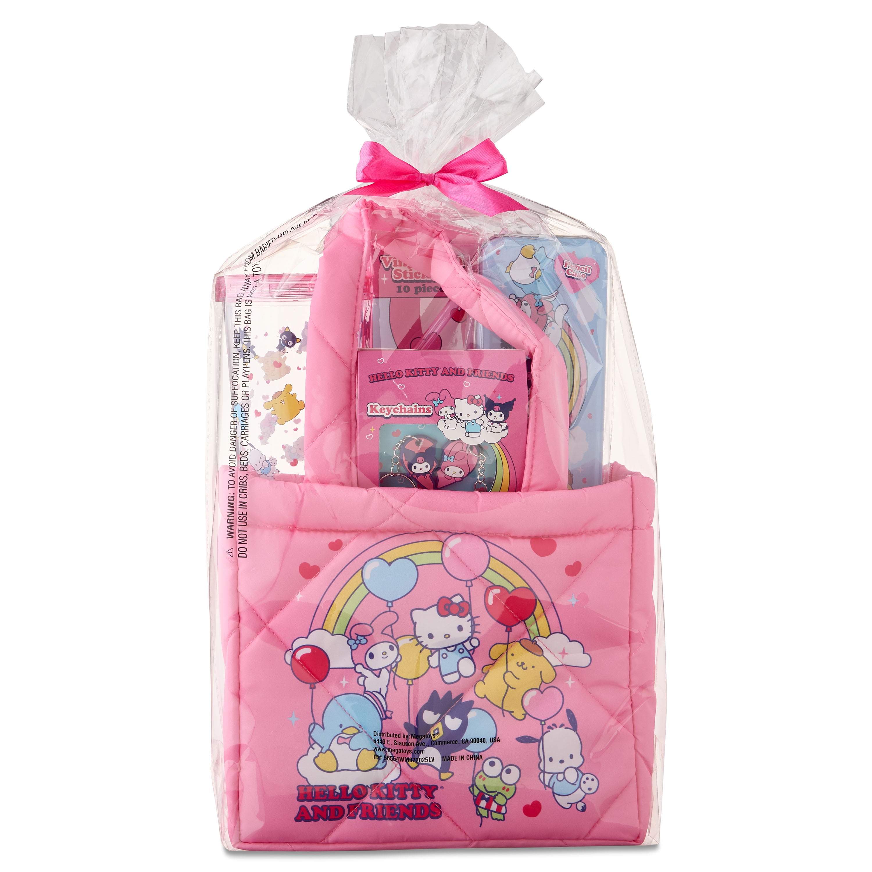 Hello Kitty and Friends Puffy Bag Valentines Gift Set
