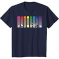 thumbnail image 1 of Hello Kitty and Friends Rainbow Hearts Youth T-Shirt Funny Cute Kitten Tee For Boys Girls Kids Toddler, Navy Color, Size S, 1 of 2