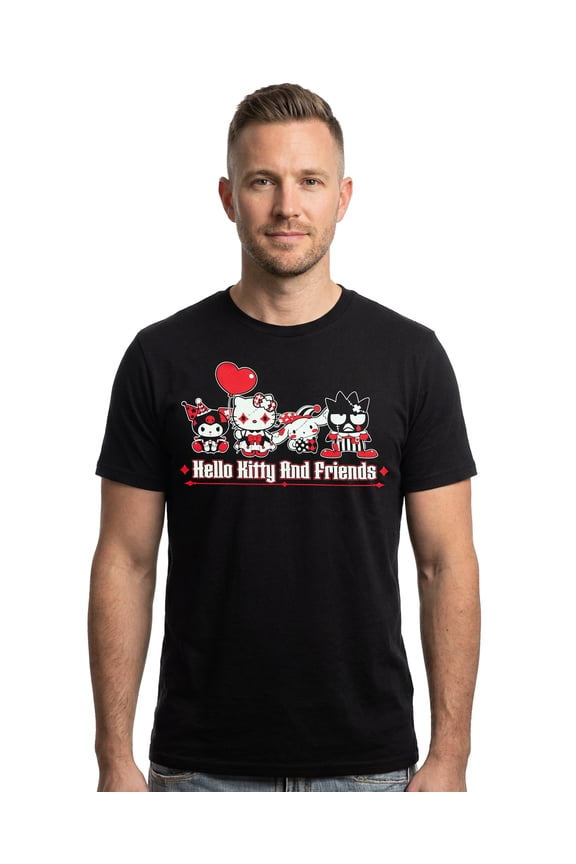 Hello Kitty and Friends T-Shirt Men's Carnival Crew Adult Short Sleeve Tee