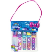 Hello Kitty and Friends – Townley Girl 5 Pk Lip Balm & 4 Pk Lip Gloss Set w/ Bag, Ages 3+