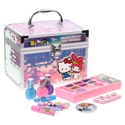 Hello Kitty and Friends Train Case Beauty Set with Washable Makeup, Ages 3+