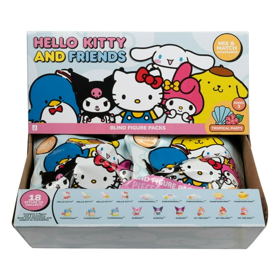 Hello Kitty and Friends Tropical Party 2 inch Blind Single Figure and Accessory (One Count)