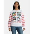 thumbnail image 1 of Hello Kitty and Friends Women's Light Up Christmas Graphic Sweatshirt with Long Sleeves, Sizes XXS-XXL, 1 of 5