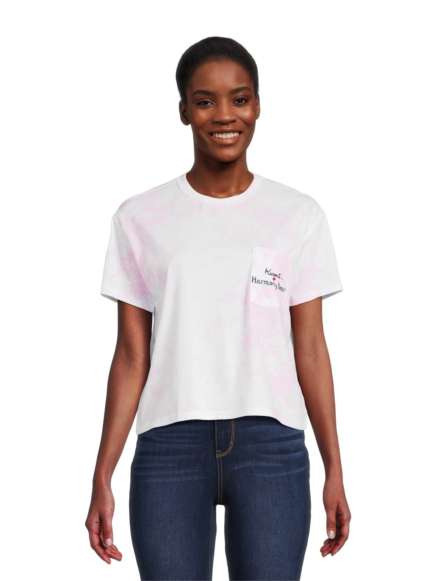 Hello Kitty and Friends x Care Bears Juniors Graphic Skimmer T-Shirt, Sizes XS-XXXL