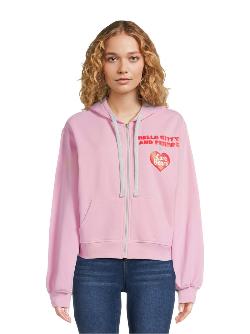 L 90 Logo Glitter Zip Hoodie L ピンク PNK SALE‼️90 Logo Glitter