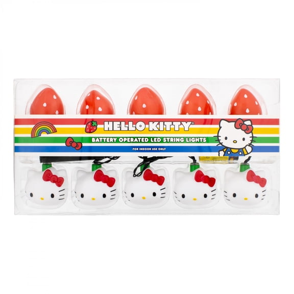 Hello Kitty and Strawberry Decorative LED String Lights