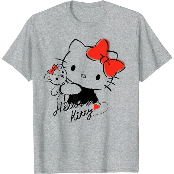 Hello Kitty and Tiny Chum DTG Print Unisex T-Shirt