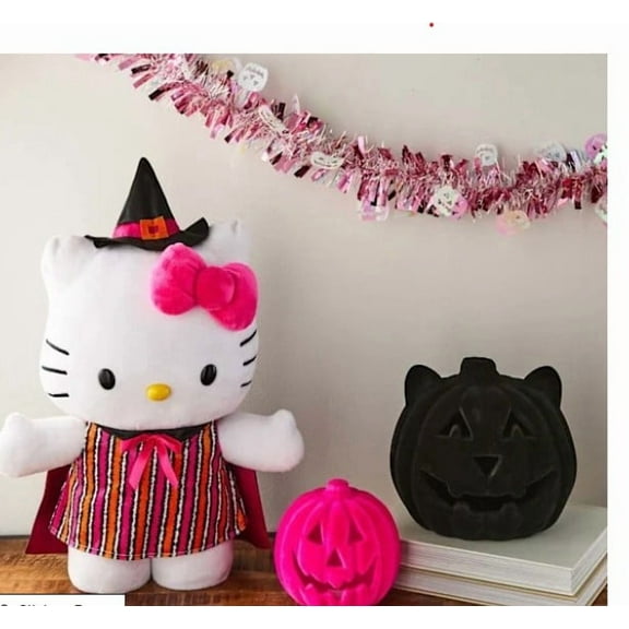 Hello Kitty as Bright Witch Halloween Greeter