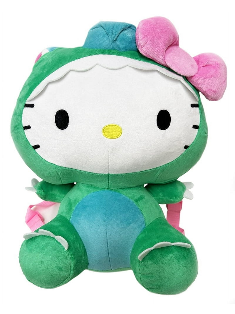 green hello kitty backpack Hello Kitty by A&I Products Age Over 3 Plush Backpack, Green