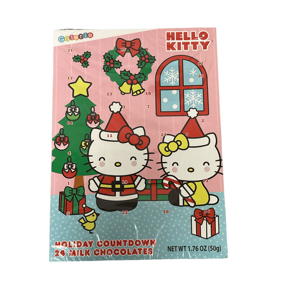 Hello Kitty by Sanrio Christmas Holiday Countdown 24 Milk Chocolates