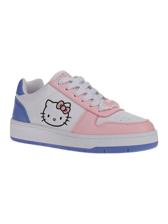 ® Women's Pink & Blue Casual Court Sneakers