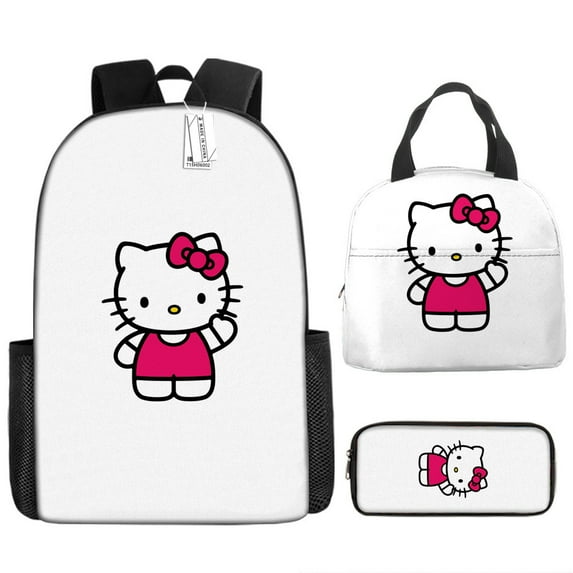 Hello Kitty cute backpack - lightweight casual travel backpack, three in one, suitable for daily commuting