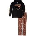thumbnail image 1 of Hello Kitty girls Girls 2 Piece Sweatshirt and Pant Legging Set, 1 of 1