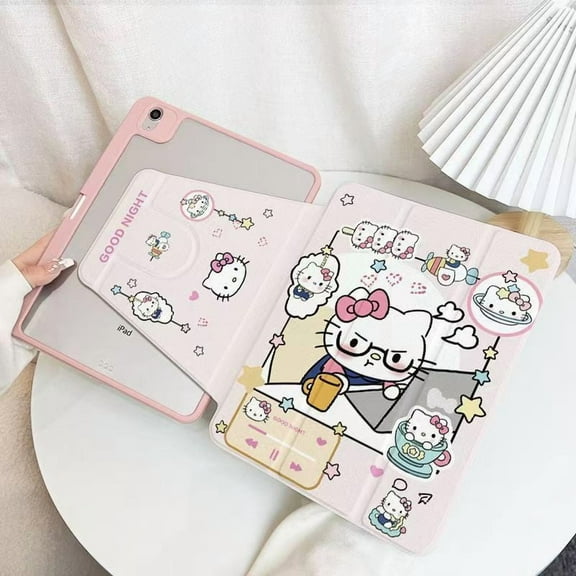 Hello Kitty iPad Pro2024 Protective Case 11/13 inch Air 6/5/4 Tablet Case