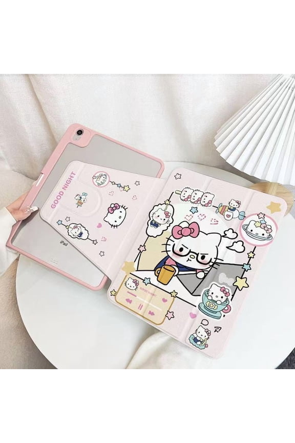 Hello Kitty iPad Pro2024 Protective Case 11/13 inch Air 6/5/4 Tablet Case