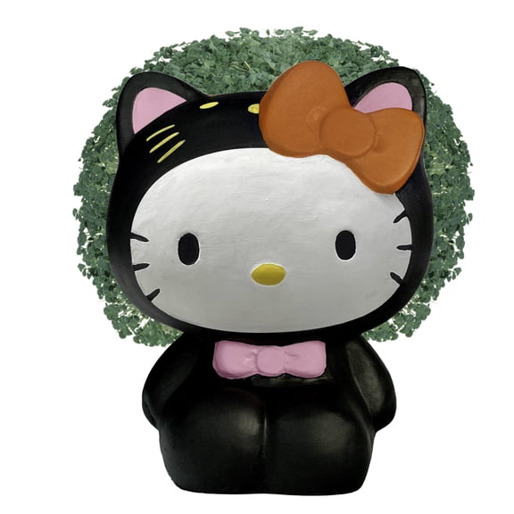 Hello Kitty in Cat Costume Chia Pet Handmade Decorative Planter by JEI