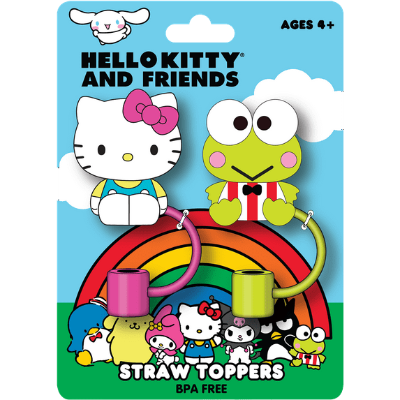 Hello Kitty licensed Straw Topper