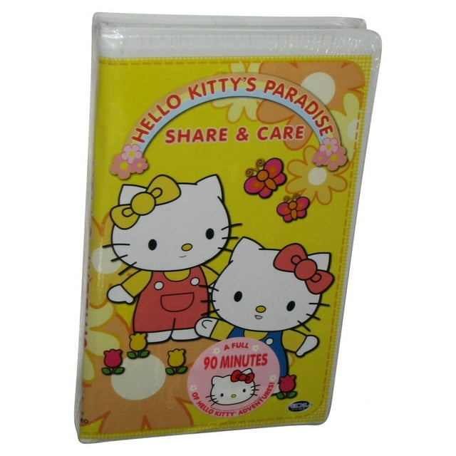 Hello Kitty's Paradise Share & Care (2003) Adv Films Anime VHS Tape