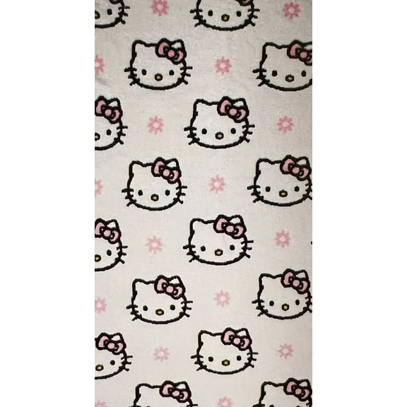 Hello Kitty spring super soft reversible throw blanket