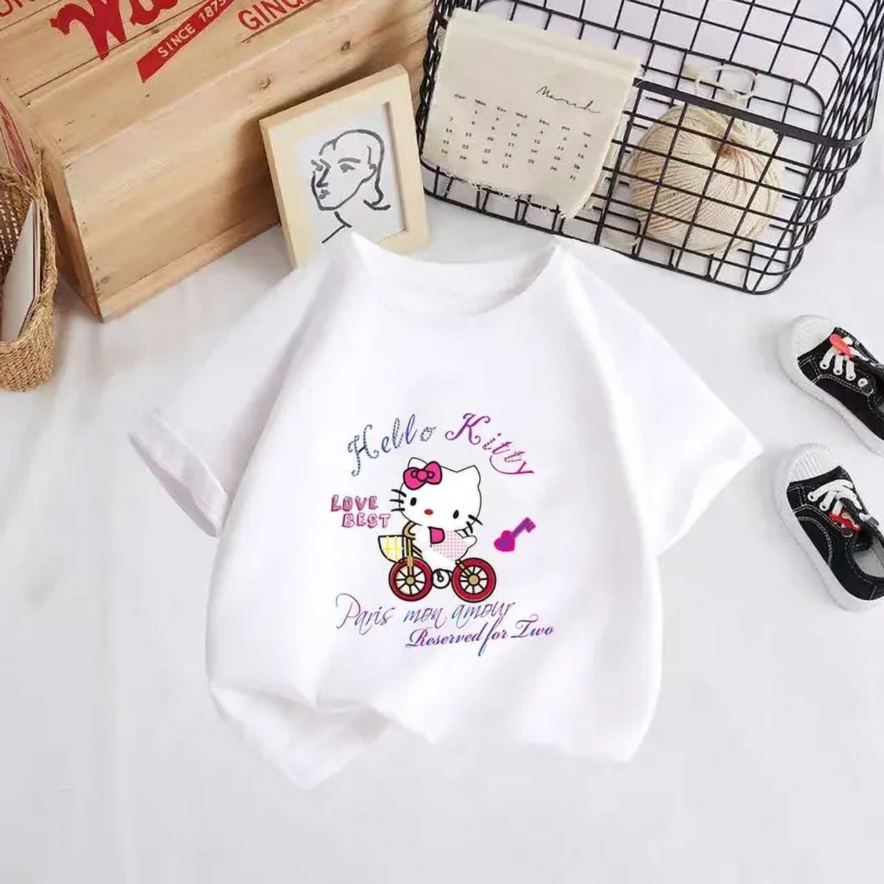 Hello Kitty summer new T-shirt girls children‘s clothing Girls ...