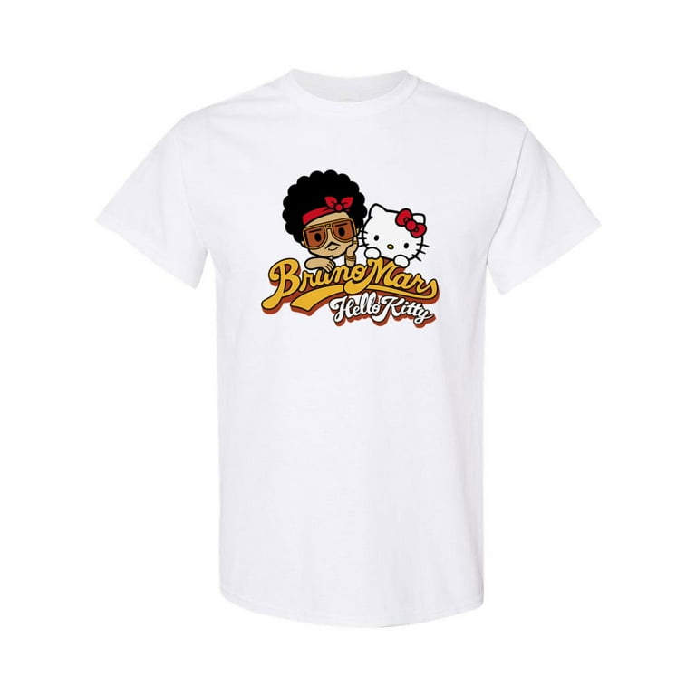 Hello Kitty x Bruno Mars 2024 Tour Hoodie-Unisex T-Shirt Hello Kitty x Bruno Mars 2024 Tour Hoodie-Unisex T-Shirt