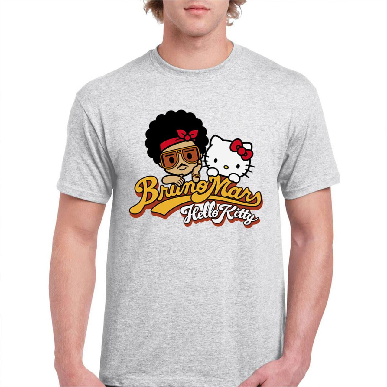 Hello Kitty x Bruno Mars 2024 Tour Hoodie-Unisex T-Shirt Hello Kitty x Bruno Mars 2024 Tour Hoodie-Unisex T-Shirt