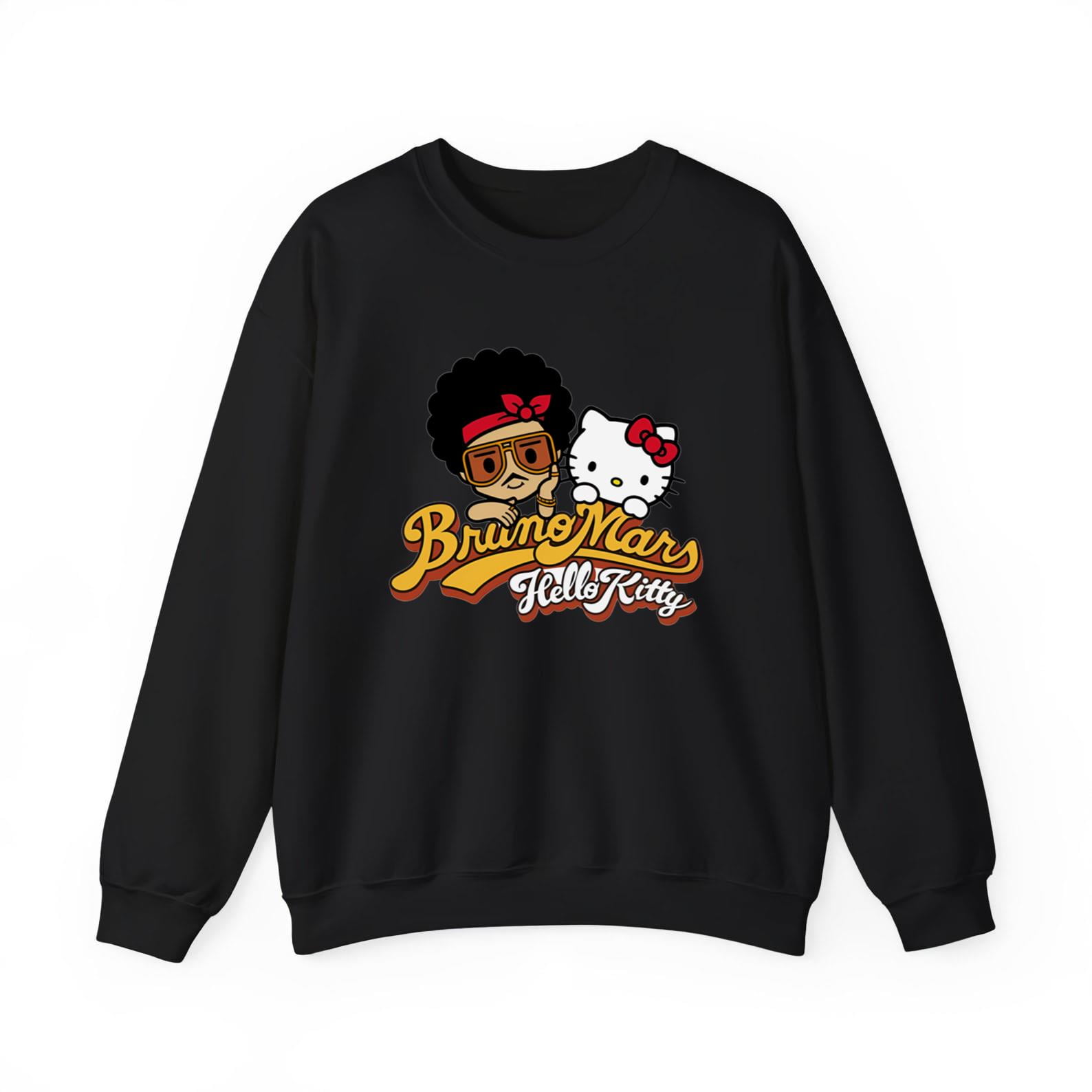 Hello Kitty X Bruno Mars 2024 Tour Hoodie-Unisex T-Shirt - Walmart.com