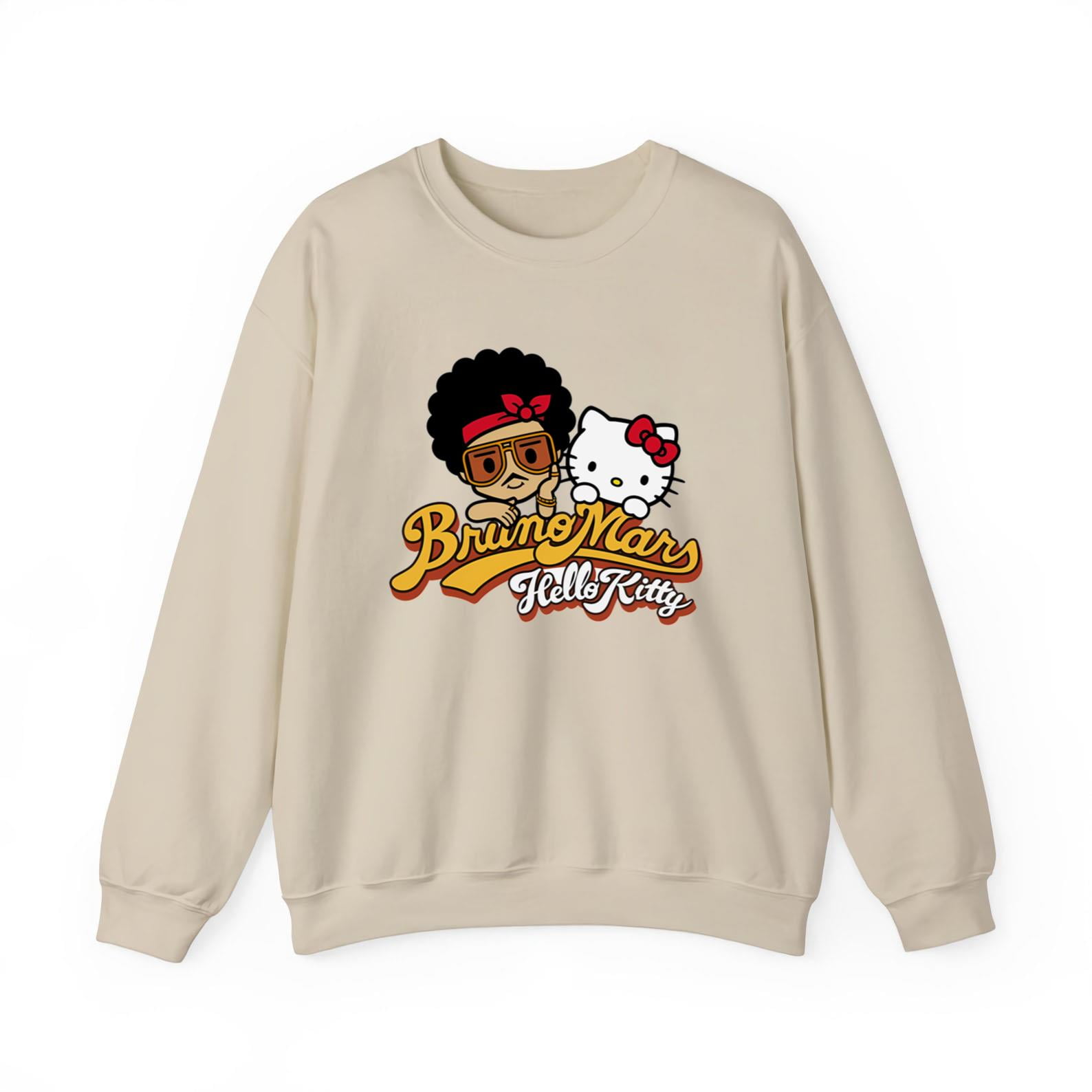 Hello Kitty x Bruno Mars 2024 Tour Hoodie-Unisex T-Shirt Hello Kitty x Bruno Mars 2024 Tour Hoodie-Unisex T-Shirt