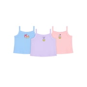 Hello Kitty x Wonder Nation Girls Tank Top Pajama, 3-Pack, Sizes 4-18