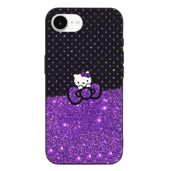 Hello Kitty9580 Compatible with iPhone 16 E Case Full Covered Soft Slim Rugged TPU Phone Case Shockproof Non-Slip Anti-Fingerprint Basic Cases Protection