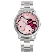 YILANGJIASHANGMAO Hello Kittys Watch Sanrios Anime Kawaii Korean Ins Style Fashion Simple Diamond Folding Buckle Style Quartz Watch Christmas Gift